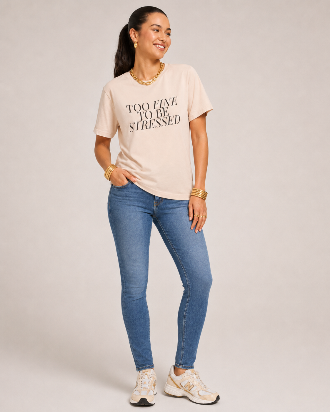 Too Fine To Be Stressed Tee