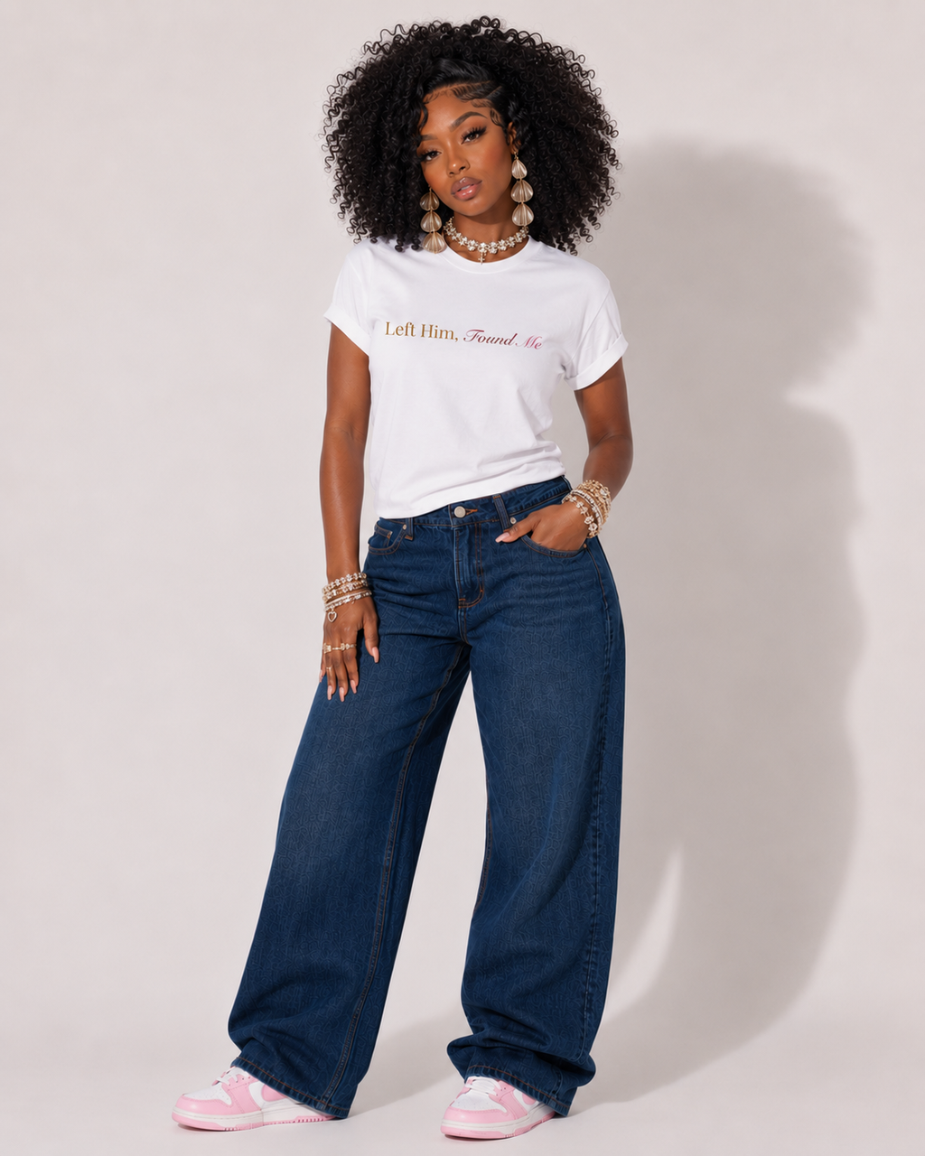 Left Him, Found Me Tee