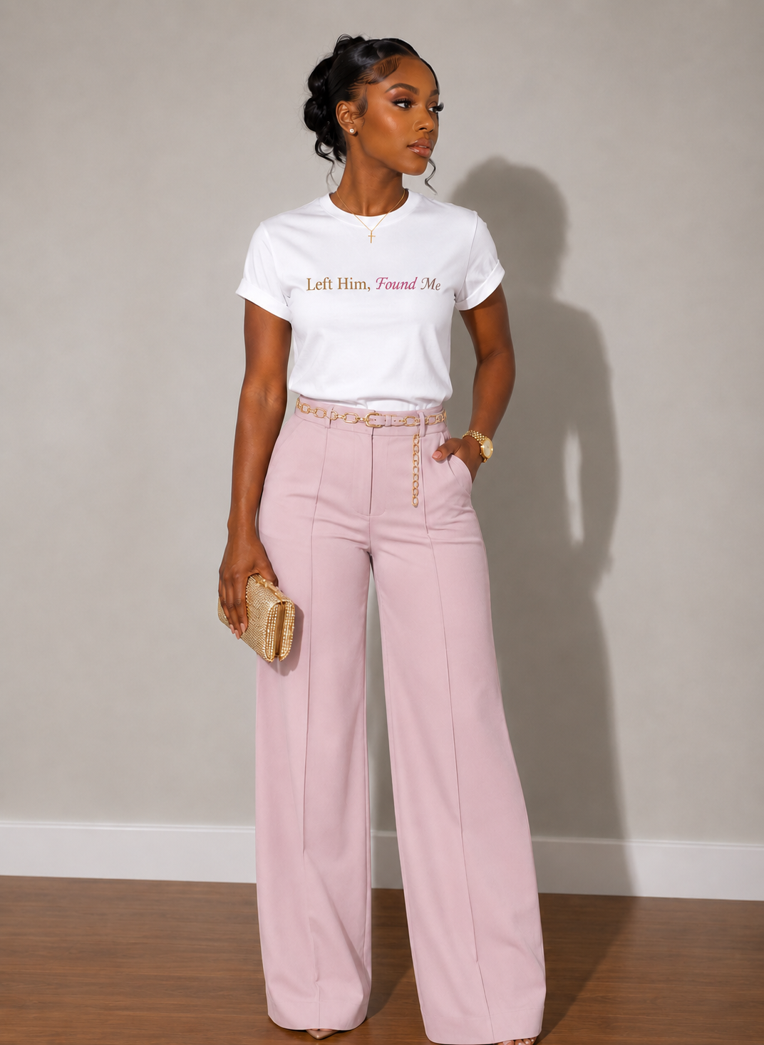 Left Him, Found Me Tee