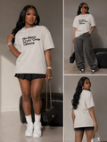 No More Cryin’ Over Clowns Oversized Tee