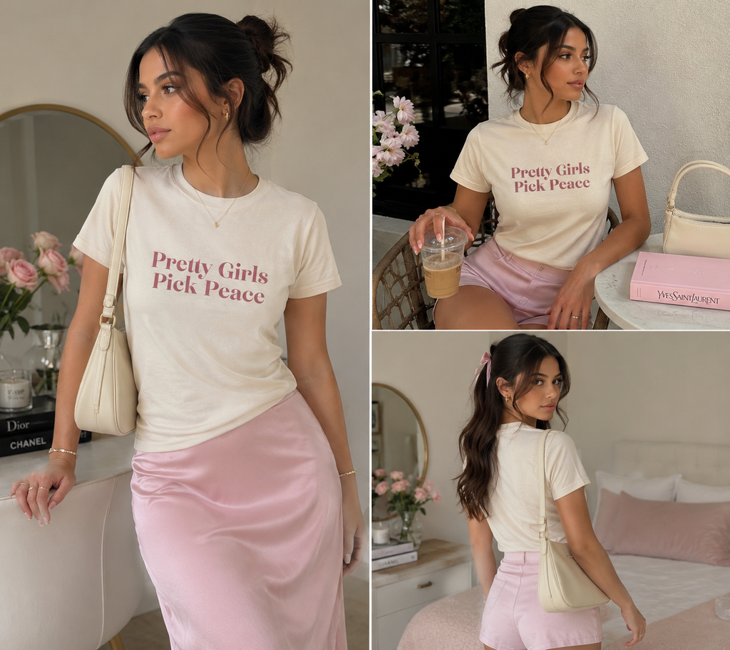 Pretty Girls Pick Peace Tee